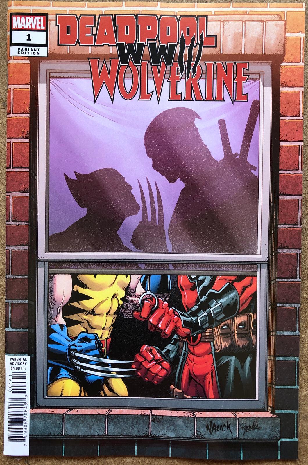 DEADPOOL & WOLVERINE: WWIII #1 TODD NAUCK WINDOWSHADES VARIANT