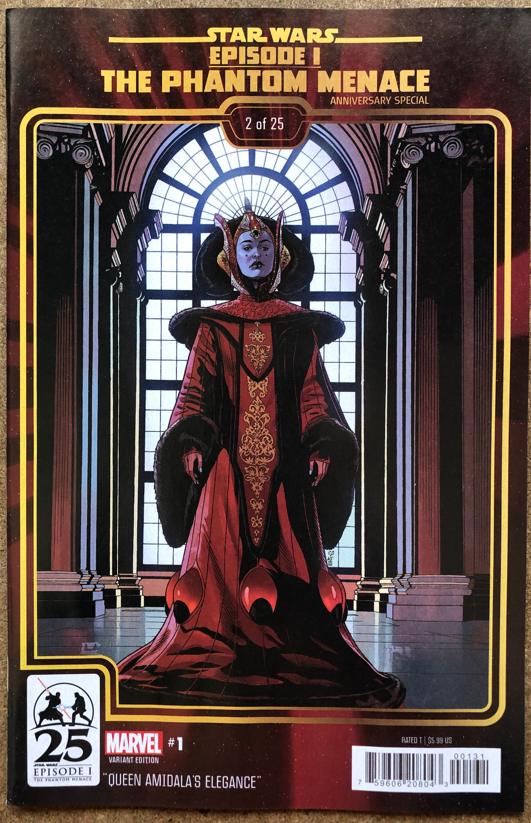 STAR WARS: PHANTOM MENACE 25TH ANNIVERSARY SPECIAL #1 CHRIS SPROUSE THE PHANTOM MENACE 25TH ANNIVERSARY VARIANT